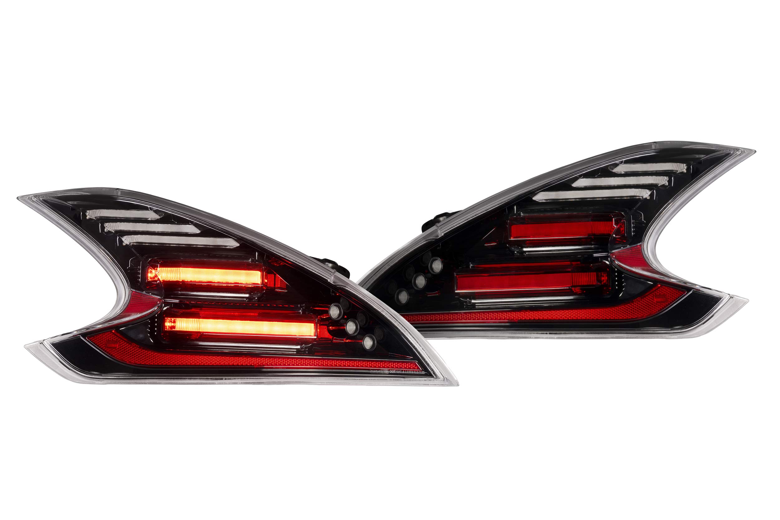 Morimoto XB LED Tail Lights Gen 2 09-21 Nissan 370Z Black Red | LF418
